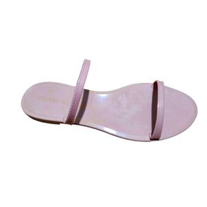 Stuart Weitzman "Jelly" Double Band Sandals - 9B Rubber Summer Beach Swim Pool